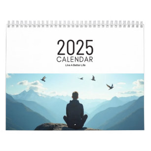 2025 Inspirational Life Quotes Wall Calendar