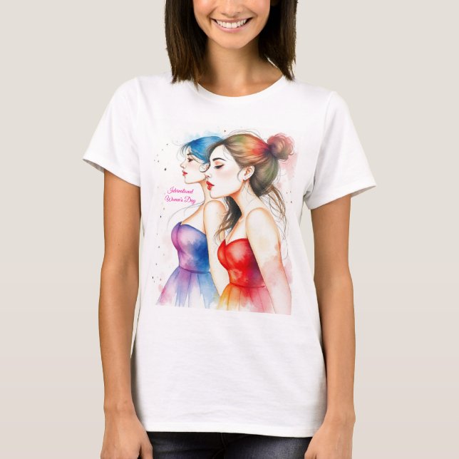 2025 International Women's Day 8 March  T-Shirt (Front)