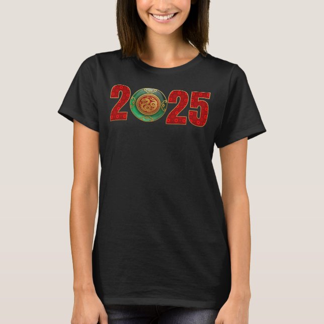 2025 Jade Chinese New Year of the Snake T-Shirt (Front)
