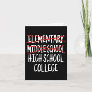 2025 Junior High Graduation Funny Middle School Gr Card