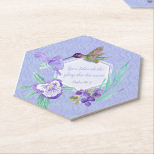 2025 JW year text Psalm 96:8 Paper Coaster