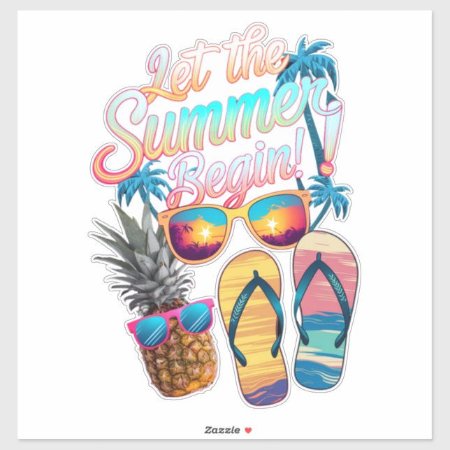 2025 Let The Summer Begin 2025 Summer Vacation (Sheet)