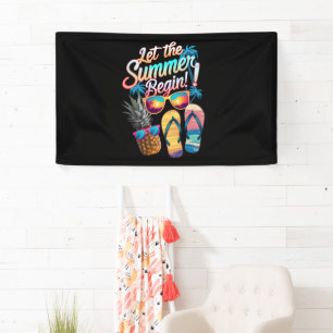 2025 Let The Summer Begin 2025 Summer Vacation Banner