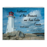 2025 Lighthouses of Canada Calendar