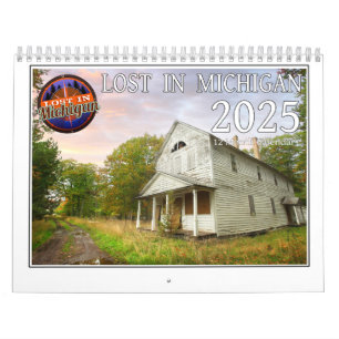 2025 Lost In Michigan Wall Calendar