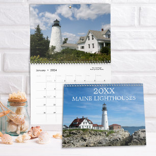 2025 Maine Lighthouses Photos Calendar