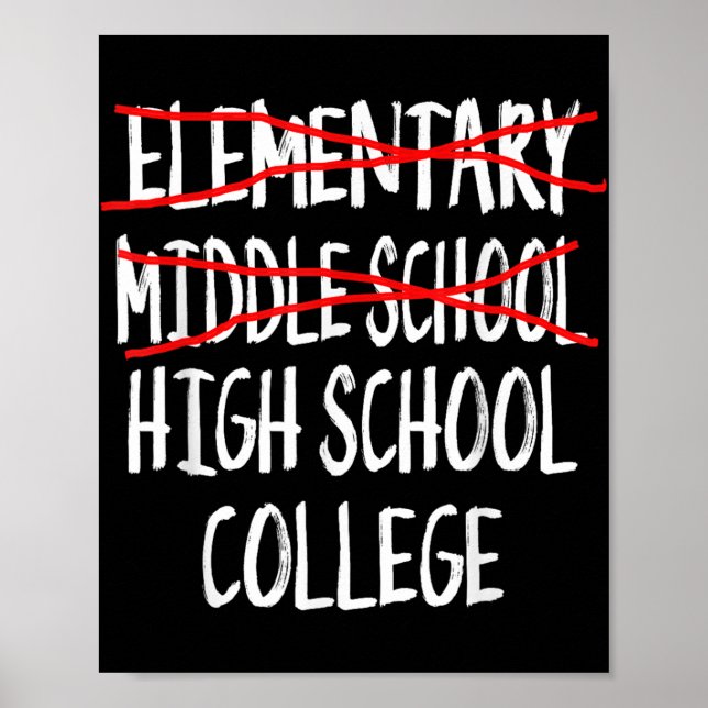 2025 Middle School Graduation Junior High School G Poster (Front)