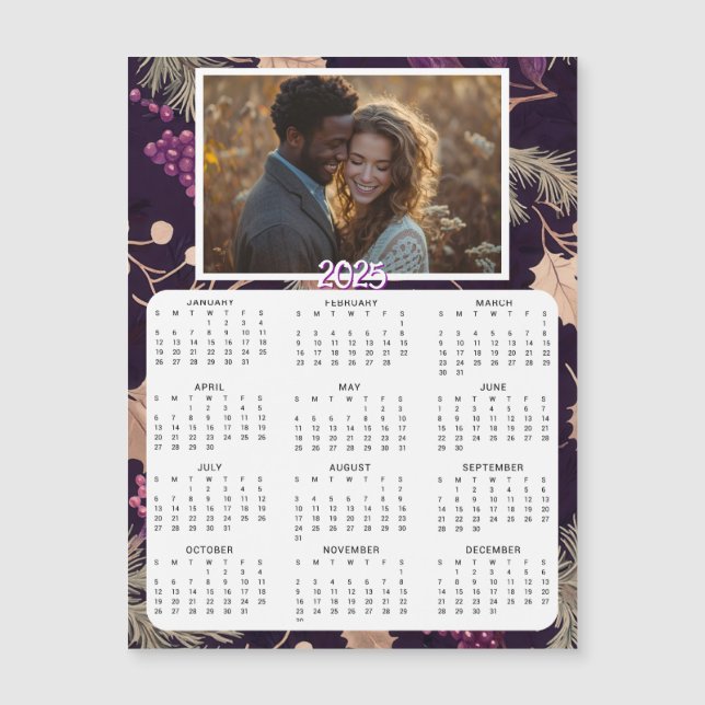 2025 Mini Calendars | Modern Abstract (Front)