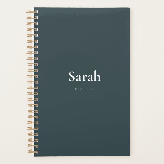 2025 Minimalist Customisable  Planner (Front)