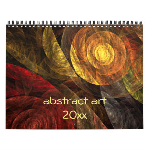 2025 Modern Abstract Art Calendar