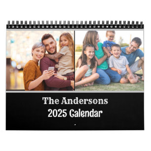 2025 Modern Create your own Custom Family Calendar