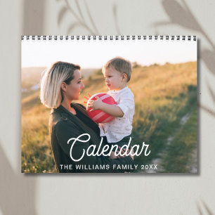 2025 Modern Create Your Own Custom Family Photo Calendar