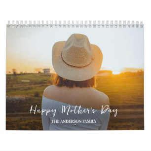 2025 Modern Custom Photo Create Your Own Family  Calendar