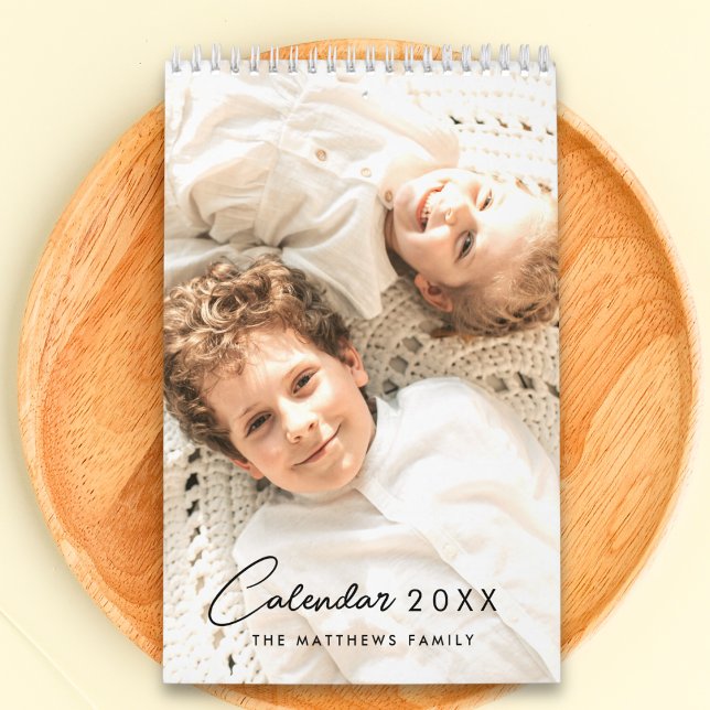 2025 Modern Custom Photo Create Your Own Family Calendar (Creator Uploaded)