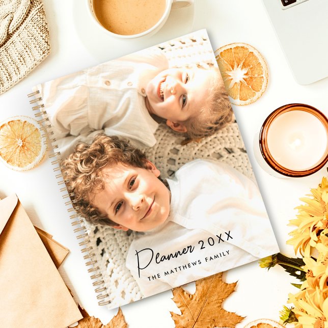 2025 Modern Custom Photo Create Your Own Family Planner (Creator Uploaded)