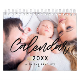 2025 modern family photo calendar
