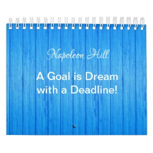 2025 Napoleon Hill, A Goal is a Dream Deadline Calendar