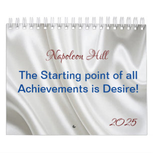 2025 Napoleon Hill, Achievement is Desire Calendar
