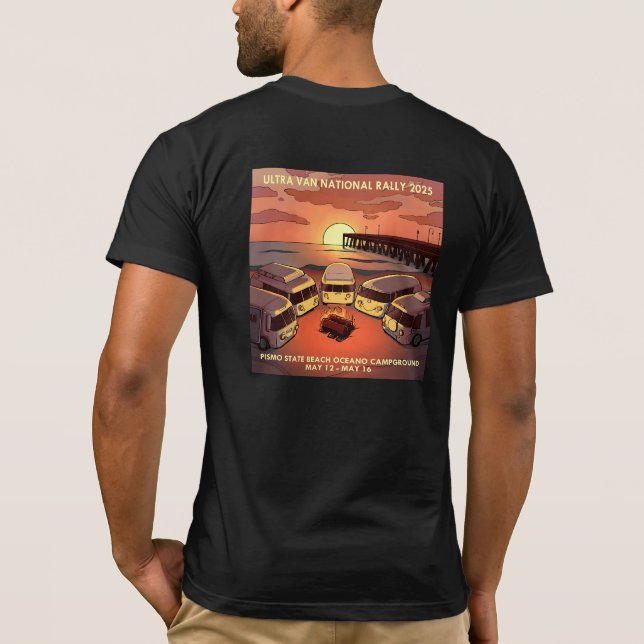 2025 National Rally Logo short sleeve t-shirt (Back)