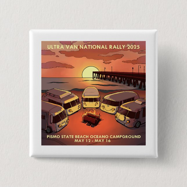 2025 National Rally logo square button (Front)