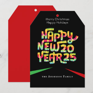 2025 New Year Christmas Invitations Personalised