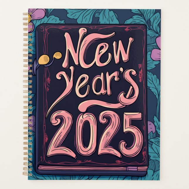 2025 New Year's Day Planner (Front)
