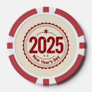2025 New Year's Day Pocker Chip
