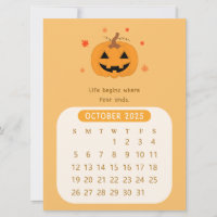 2025 October Monthly Motivational Calendar 