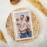 2025 Personalised Family Photo Memory  Planner<br><div class="desc">Modern and minimal 2025 planner. vintage handwritten typography makes for a memorable planner to personalise with your favourite photos. Customise with a personalise photo on the front and backside. Design by Moodthology Papery.</div>