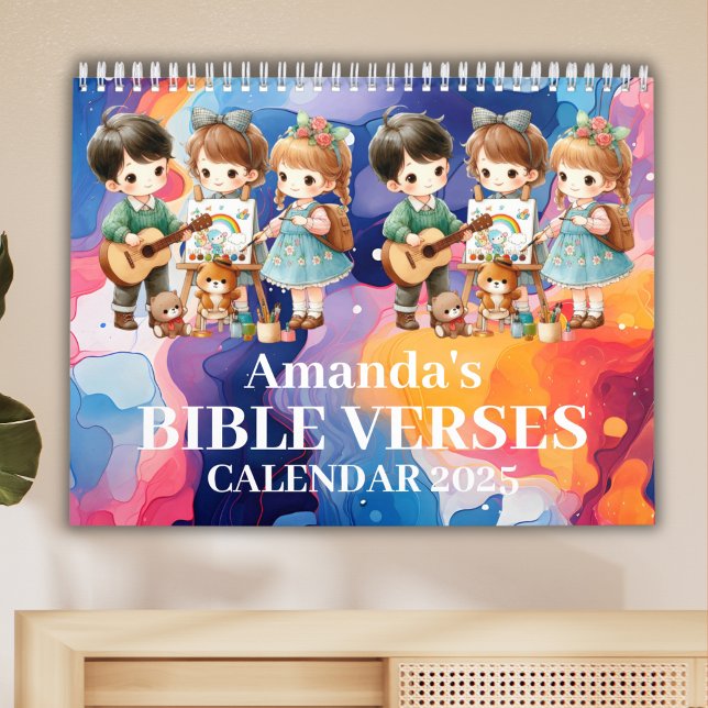 2025 Personalised Kids Bible Verse Calendar (Creator Uploaded)