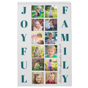 2025 photo collage family simple create your own c calendar