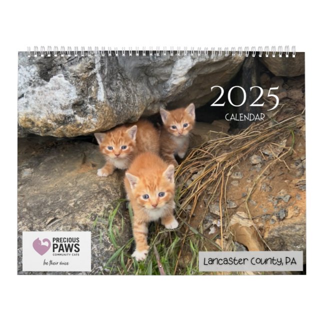 2025 Precious Paws Calendar (Cover)