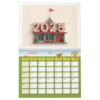 2025 Premium Wall Calendar – Stylish & Functional