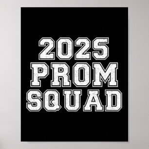 2025 Prom Squad Cl Of 2025 Graduation Matching Vin Poster