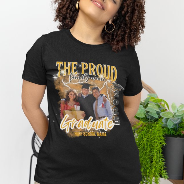 2025 Proud Family Matching Personalised Graduation T-Shirt (Creator Uploaded)