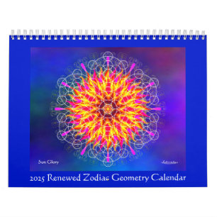 2025 Renewed Zodiac Geometry Calendar