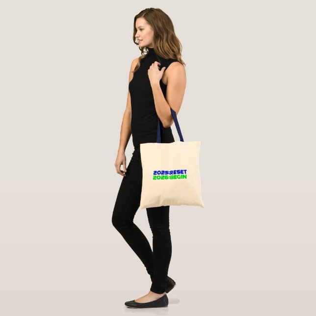 2025:RESET/2026:BEGIN Tote Bag (Front (Model))