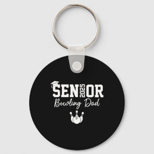 2025 Senior Bowling Dad Bowling Player Cl Of 2025 Key Ring