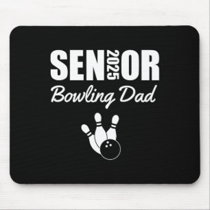 2025 Senior Bowling Dad Bowling Team Parent Helper Mouse Pad