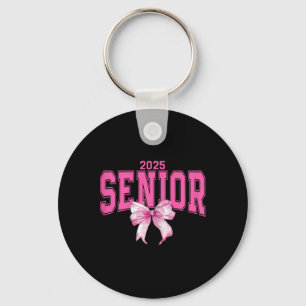 2025 Senior Coquette Cl Of 2025 Graduation Pink Bo Key Ring