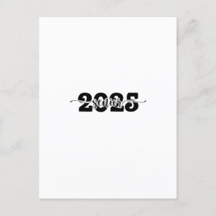  2025 Senior Graduation Class of 2025 School  Holiday Postcard