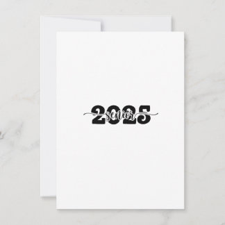  2025 Senior Graduation Class of 2025 School  Invitation