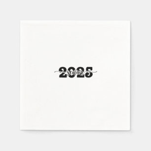 2025 Senior Graduation Class of 2025 School Napkin