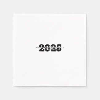  2025 Senior Graduation Class of 2025 School  Napkin