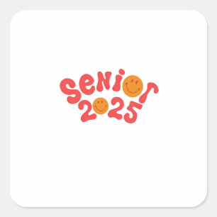 2025 Senior Graduation Summer Vacation Graduate Square Sticker