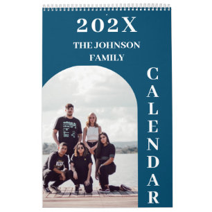 2025 Simple Modern Custom 14 Photos Family Calendar