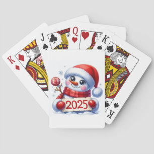 2025 Snowman Playing Cards