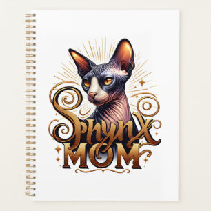 2025 Sphynx Cat Mum Calendar Planner