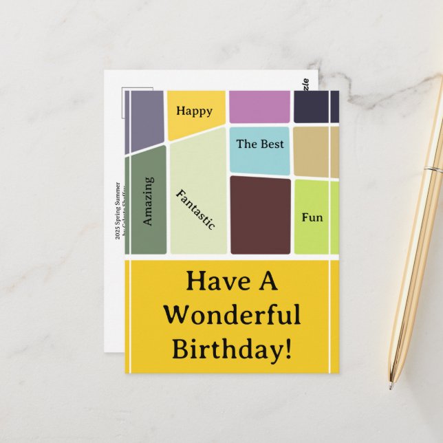 2025 Spring Summer Postcard (Front/Back In Situ)