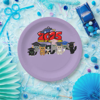 2025 "Straight Outta Senior Year"Graduation Party Paper Plate